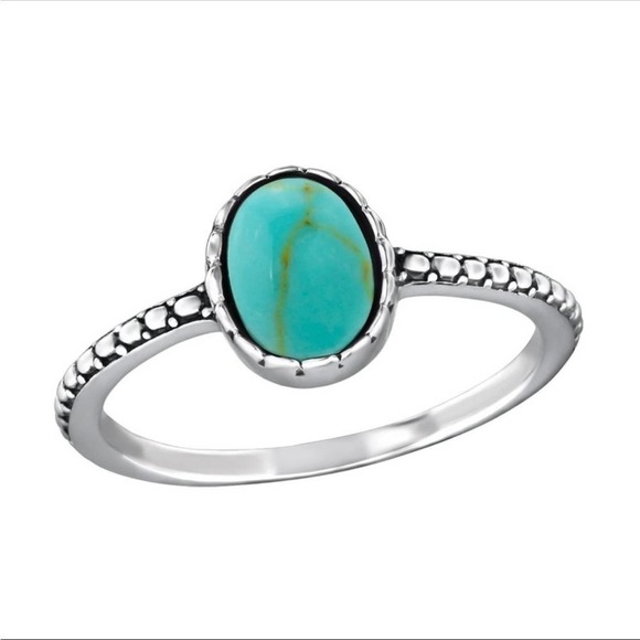 Sterling Silver Turquoise Ring - Picture 1 of 5